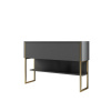 Komoda Luxe Anthracite and Gold Komoda Luxe Anthracite and Gold