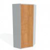 Policová skriňa P Strong, 80x192x40 cm, jelša/sivá Policová skriňa P Strong, 80x192x40 cm, jelša/sivá