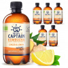 Captain Kombucha Zázvor a Citrón - zázvor citrón BIO 400ml Captain Kombucha Zázvor a Citrón - zázvor citrón BIO 400ml