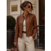 Max Original Leather Dámska kožená bunda 1192 cognac (L 46-48) - Cognac - L Max Original Leather Dámska kožená bunda 1192 cognac (L 46-48) - Cognac - L