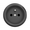 Kliklap | Kliklap - Retro zásuvka domová bez rámika 230V antracit | KA0042 Kliklap | Kliklap - Retro zásuvka domová bez rámika 230V antracit | KA0042