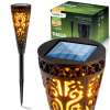 Solárna záhradná LED lampa 2700K IP44, zapichovacia, vonkajšia, stĺpiková, čierna THALIA LUMILED Solárna záhradná LED lampa 2700K IP44, zapichovacia, vonkajšia, stĺpiková, čierna THALIA LUMILED