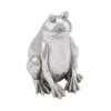 Žaba sediaca Poly, strieborná, 20x20x30cm (DOPREDAJ)|Ego Dekor Žaba sediaca Poly, strieborná, 20x20x30cm (DOPREDAJ)|Ego Dekor