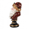 Clayre & Eef Dekorácie busta Santa - 9 * 8 * 15 cm - Clayre & Eef Clayre & Eef Dekorácie busta Santa - 9 * 8 * 15 cm - Clayre & Eef