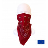 Červená bandana/šatka s paisley vzorom S-Shield NANO Červená bandana/šatka s paisley vzorom S-Shield NANO