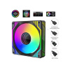 1stCOOL AURA EVO Mirror ARGB PWM ventilátor 12cm čierny F12-AURA-EVO-B1 1stCOOL AURA EVO Mirror ARGB PWM ventilátor 12cm čierny F12-AURA-EVO-B1