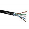 Solarix kábel, cat. 6, FTP drôt, 500m, čierny outdoor SXKD-6-FTP-PE-500