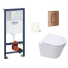 Siko Závěsný WC set do lehkých stěn / předstěnová montáž SAT Infinitio GRSIN10SCDL0 Siko Závěsný WC set do lehkých stěn / předstěnová montáž SAT Infinitio GRSIN10SCDL0
