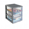 SUNDIS Úložný box s 3 zásuvkami, antracit, OFFICEMIX A5 SUNDIS Úložný box s 3 zásuvkami, antracit, OFFICEMIX A5