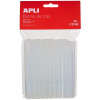 Tavné tyčinky APLI - Ø 7,5 mm × 10 cm - transparentné - sada 10 ks Tavné tyčinky APLI - Ø 7,5 mm × 10 cm - transparentné - sada 10 ks
