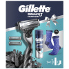 Gillette Mach3 Charcoal Set with Socks - Darčeková sada Gillette Mach3 Charcoal Set with Socks - Darčeková sada