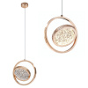 Krištáľový Závesný Luster LHJ106-1CP LIGHT ROSE GOLD Krištáľový Závesný Luster LHJ106-1CP LIGHT ROSE GOLD