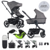 EASYWALKER Kočík kombinovaný Harvey⁵ Pebble Grey XXL RWS + KIDDY Evoluna i-size 2 + základňa EASYWALKER Kočík kombinovaný Harvey⁵ Pebble Grey XXL RWS + KIDDY Evoluna i-size 2 + základňa