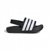 Adidas sandále Detské žabky Čierne Svetlo ADILETTE ESTRAP JR5323 VEĽ. 25 Adidas sandále Detské žabky Čierne Svetlo ADILETTE ESTRAP JR5323 VEĽ. 25