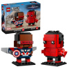 LEGO BrickHeadz 40668 Kapitán Amerika a Červený Hulk LEGO BrickHeadz 40668 Kapitán Amerika a Červený Hulk
