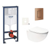 Siko Závěsný WC set do lehkých stěn / předstěnová montáž SAT Infinitio GRSIN11SCDL0 Siko Závěsný WC set do lehkých stěn / předstěnová montáž SAT Infinitio GRSIN11SCDL0