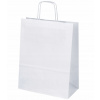 Papierové tašky Torby Pro 18x8x22 cm 250 ks biele + nákupný zoznam Papierové tašky Torby Pro 18x8x22 cm 250 ks biele + nákupný zoznam