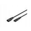 PremiumCord Kabel síťový prodlužovací IEC 60320 C7>C8 230V 2m kpso2 PremiumCord Kabel síťový prodlužovací IEC 60320 C7>C8 230V 2m kpso2