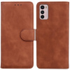 Peňaženkové kožené puzdro SKIN FEEL na Motorola Moto G42 - Hnedá Peňaženkové kožené puzdro SKIN FEEL na Motorola Moto G42 - Hnedá