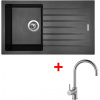 Sinks Perfecto 860 Metalblack + Vitalia Sinks Perfecto 860 Metalblack + Vitalia