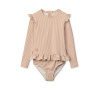 Detské plavky body Liewood Sille Stripe Pale Tuscany Creme de la creme Detské plavky body Liewood Sille Stripe Pale Tuscany Creme de la creme