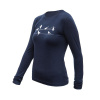 SENSOR Merino Active Songbirds dámske tričko dl.rukáv Deep Blue - S SENSOR Merino Active Songbirds dámske tričko dl.rukáv Deep Blue - S