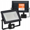 LED reflektor 30W SuperLED čierny IP65 3300 lm 6000 K so snímačom pohybu LED reflektor 30W SuperLED čierny IP65 3300 lm 6000 K so snímačom pohybu