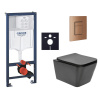 Siko Závěsný WC set do lehkých stěn / předstěnová montáž SAT Infinitio GRSIN12BSCDL0 Siko Závěsný WC set do lehkých stěn / předstěnová montáž SAT Infinitio GRSIN12BSCDL0
