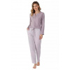 Dámské pyžamo Dani 1504 LEVEZA cappucino XL Dámské pyžamo Dani 1504 LEVEZA cappucino XL