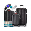 ZahradnyNabytok.org - Set cestovných kufrov Baseline 3-dielny - čierny ZahradnyNabytok.org - Set cestovných kufrov Baseline 3-dielny - čierny