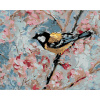 Maľovanie podľa čísel – Vtáčik a ružové kvety, 80 × 100 cm, napnuté plátno na rám 8596530066958 Maľovanie podľa čísel – Vtáčik a ružové kvety, 80 × 100 cm, napnuté plátno na rám 8596530066958