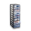 SUNDIS Úložný box s 10 zásuvkami, antracit, OFFICEMIX A4 10A SUNDIS Úložný box s 10 zásuvkami, antracit, OFFICEMIX A4 10A
