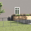 zahrada-XL Koterec pre psov strieborný 60 m² oceľ 3082178 zahrada-XL Koterec pre psov strieborný 60 m² oceľ 3082178