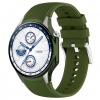 Silikónový remienok pre Oppo Watch X a X2 a OnePlus 2, 2R a 3 - Tmavo zelený Silikónový remienok pre Oppo Watch X a X2 a OnePlus 2, 2R a 3 - Tmavo zelený