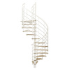 Minka STAIRS Kombinované točité schodisko Fusion dub/biela pr. 160 cm Minka STAIRS Kombinované točité schodisko Fusion dub/biela pr. 160 cm