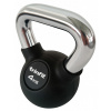 TRINFIT Kettlebell kov / guma s chrom madlem PREMIUM 24 kg TRINFIT Kettlebell kov / guma s chrom madlem PREMIUM 24 kg