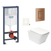 Siko Závěsný WC set do lehkých stěn / předstěnová montáž SAT Infinitio GRSIN12SCDL0 Siko Závěsný WC set do lehkých stěn / předstěnová montáž SAT Infinitio GRSIN12SCDL0