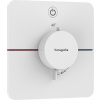 Hansgrohe ShowerSelect Comfort Q - Termostat pod omietku pre 1 spotrebič, biela matná 15581700 Hansgrohe ShowerSelect Comfort Q - Termostat pod omietku pre 1 spotrebič, biela matná 15581700