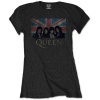 Tričko Queen - Union Jack, Žena,Čierna,XL Tričko Queen - Union Jack, Žena,Čierna,XL