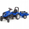 Detský traktor Falk 3080AB New Holland modrý