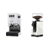 Gaggia Classic E24 BC, white + Eureka Mignon Silenzio 55, BL white Gaggia Classic E24 BC, white + Eureka Mignon Silenzio 55, BL white
