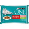 Purina One SterilCat mini filetky s morkou a zelenými fazuľkami s lososom a mrkvou v šťave 4 x 85 g Purina One SterilCat mini filetky s morkou a zelenými fazuľkami s lososom a mrkvou v šťave 4 x 85 g