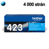 BROTHER TN-423C, originálny toner, 4000 strán, azúrový BROTHER TN-423C, originálny toner, 4000 strán, azúrový
