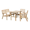Rojaplast ROJA NORDIC zahradní set dřevěný Rojaplast ROJA NORDIC zahradní set dřevěný