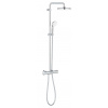 Grohe Bau sprchová súprava nástenná s termostatom s dažďovou sprchou chrómová 26699000 Grohe Bau sprchová súprava nástenná s termostatom s dažďovou sprchou chrómová 26699000