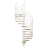 Minka STAIRS Kombinované točité schodisko Fusion dub/biela pr. 140 cm Minka STAIRS Kombinované točité schodisko Fusion dub/biela pr. 140 cm