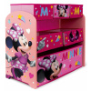 Drevený regál / organizér na hračky MINNIE MOUSE, WD13981 Drevený regál / organizér na hračky MINNIE MOUSE, WD13981