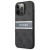 Plastové puzdro Guess na Apple iPhone 13 Pro GUHCP13L4GDGR 4G Printed Stripe sivé Plastové puzdro Guess na Apple iPhone 13 Pro GUHCP13L4GDGR 4G Printed Stripe sivé