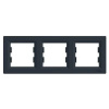 Asfora - Krycí rámeček trojnásobný, antracit, EPH5800371 (Schneider Electric, Asfora, antracit) Asfora - Krycí rámeček trojnásobný, antracit, EPH5800371 (Schneider Electric, Asfora, antracit)