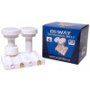 DI-WAY Monoblok Twin 0,1dB 4.3° WHITE LEOPARD LINE DI-WAY Monoblok Twin 0,1dB 4.3° WHITE LEOPARD LINE